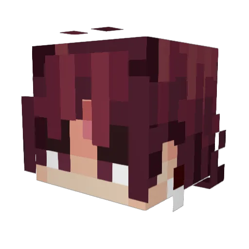 Markinnl_ Minecraft avatar head, 3D render