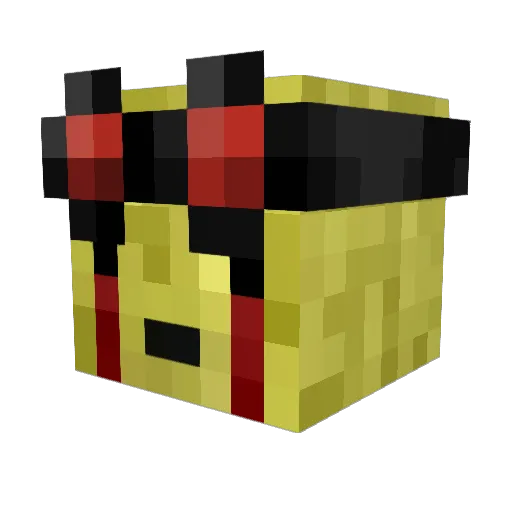 Markintom Minecraft avatar head, 3D render