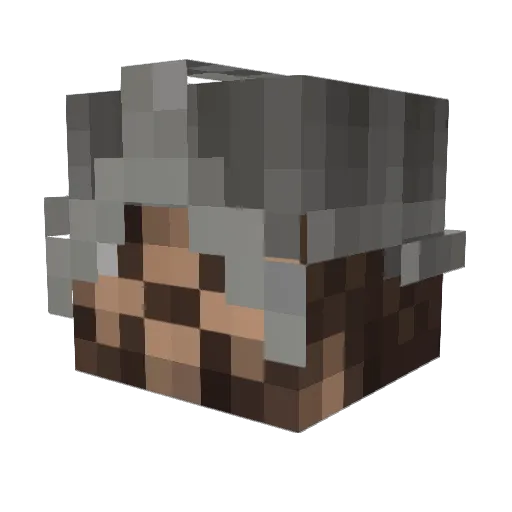Markitos Minecraft avatar head, 3D render