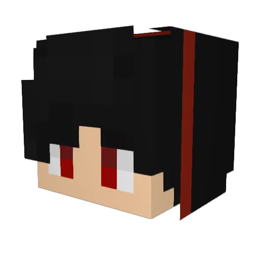 MarkitosconK Minecraft avatar head, 3D render