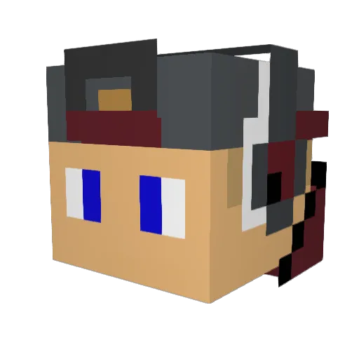 Markka5 Minecraft avatar head, 3D render