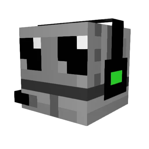 Markko12 Minecraft avatar head, 3D render