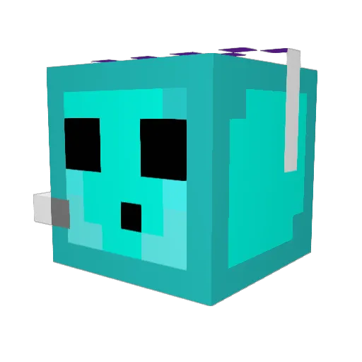 Markmyu Minecraft avatar head, 3D render