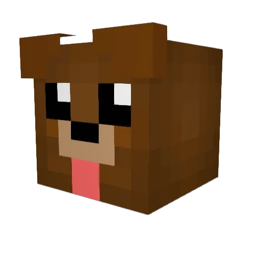 Marko2a Minecraft avatar head, 3D render
