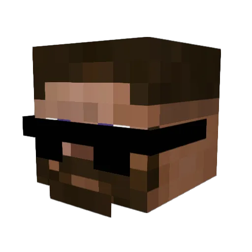 MarkoHDKrasseKD Minecraft avatar head, 3D render