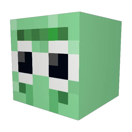 Marko_Hoops Minecraft avatar head, 3D render