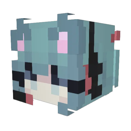 Markos_154 Minecraft avatar head, 3D render