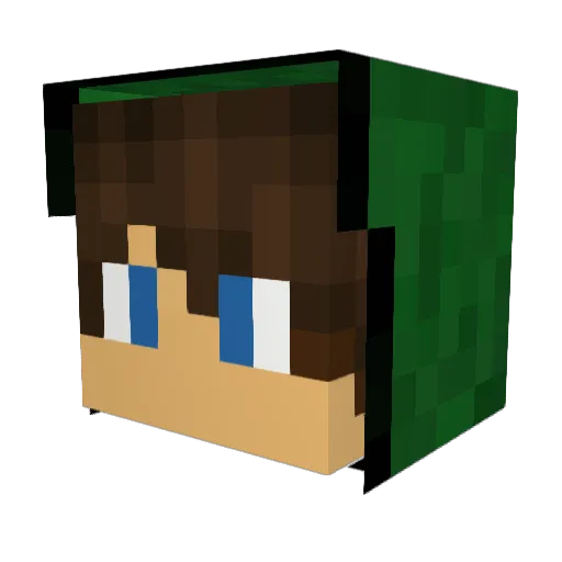 Markov7463 Minecraft avatar head, 3D render