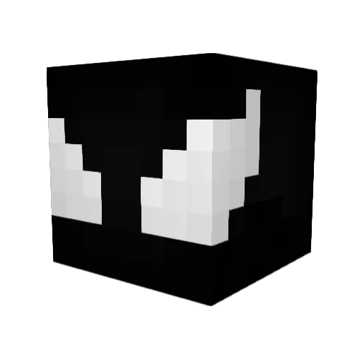 Markplayzz Minecraft avatar head, 3D render