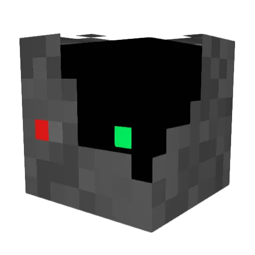 MarksQR Minecraft avatar head, 3D render