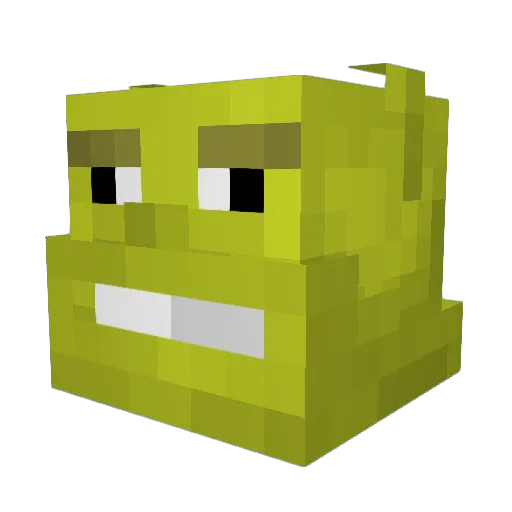 Markuk_ Minecraft avatar head, 3D render