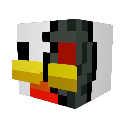 Markus936 Minecraft avatar head, 3D render