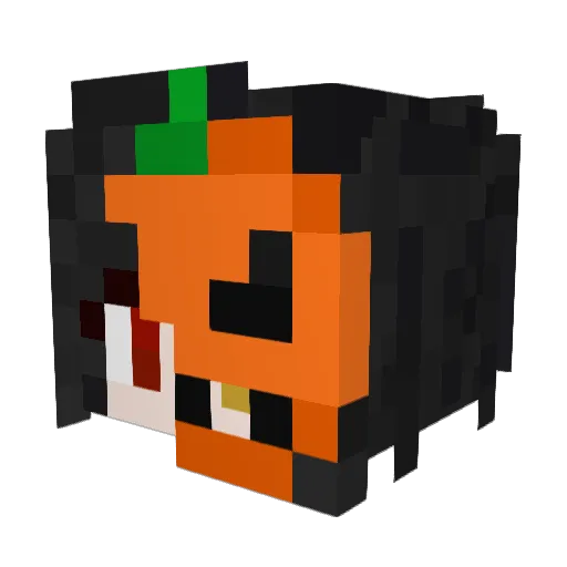 MarkusO_o Minecraft avatar head, 3D render