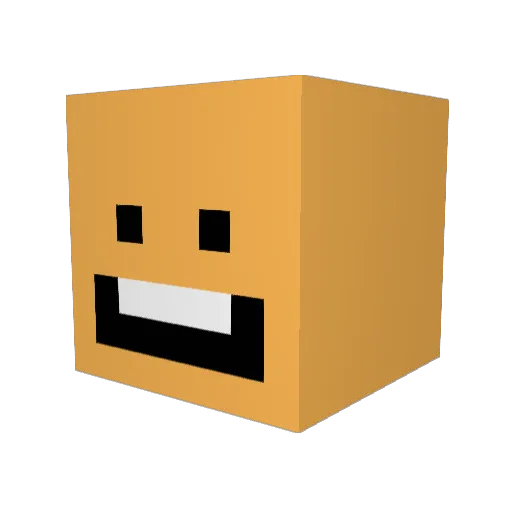 MarkusRL Minecraft avatar head, 3D render