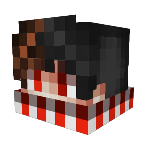 Markuvio88 Minecraft avatar head, 3D render
