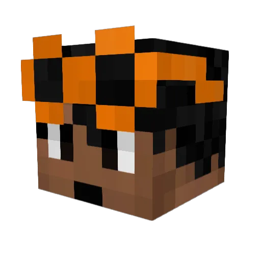 MarkyGizmo Minecraft avatar head, 3D render