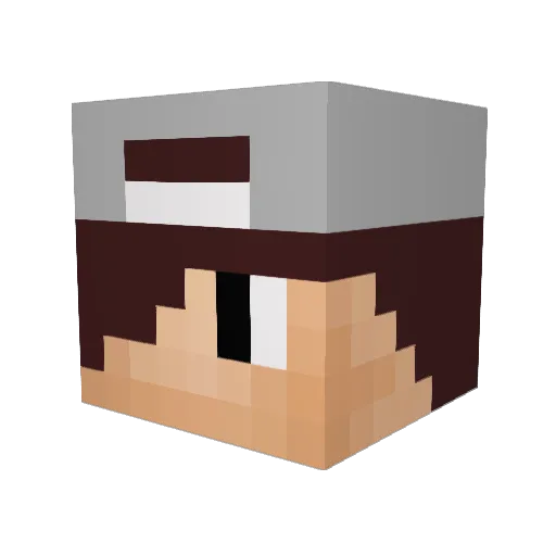 Marky_12 Minecraft avatar head, 3D render