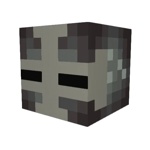MarlBoro145 Minecraft avatar head, 3D render