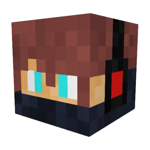 Marlar0 Minecraft avatar head, 3D render