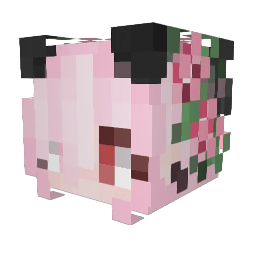 Marlec2014 Minecraft avatar head, 3D render