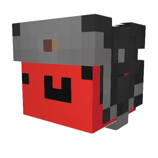 Marlek0 Minecraft avatar head, 3D render