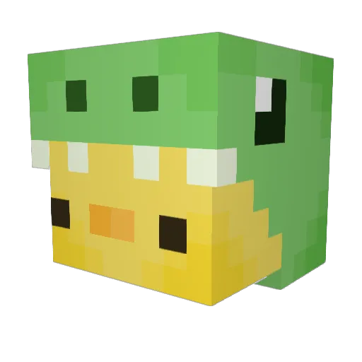 Marlens23 Minecraft avatar head, 3D render