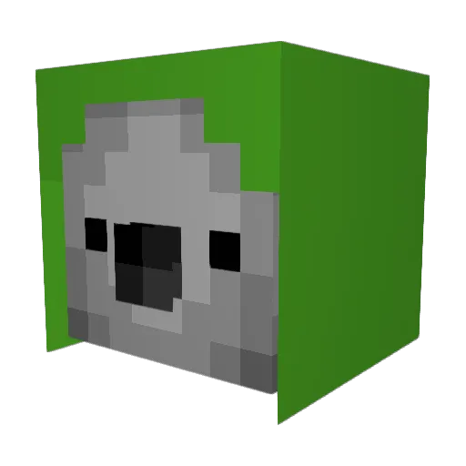 Marley210 Minecraft avatar head, 3D render