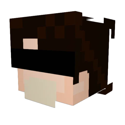 MarleyChurphy Minecraft avatar head, 3D render