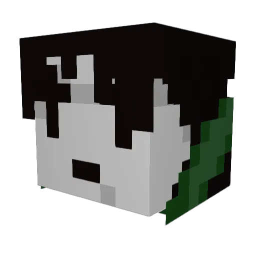 MarleyProctor Minecraft avatar head, 3D render