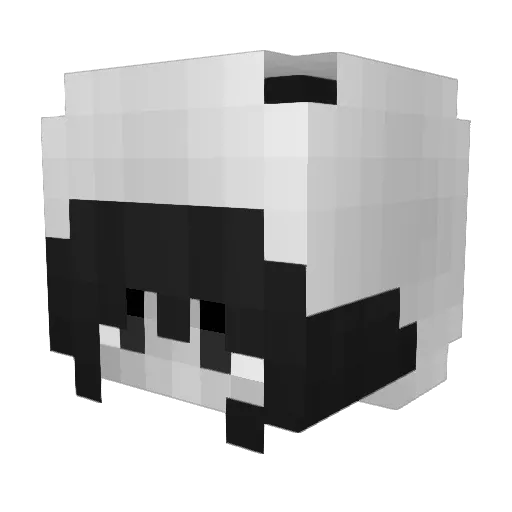 Marlive Minecraft avatar head, 3D render