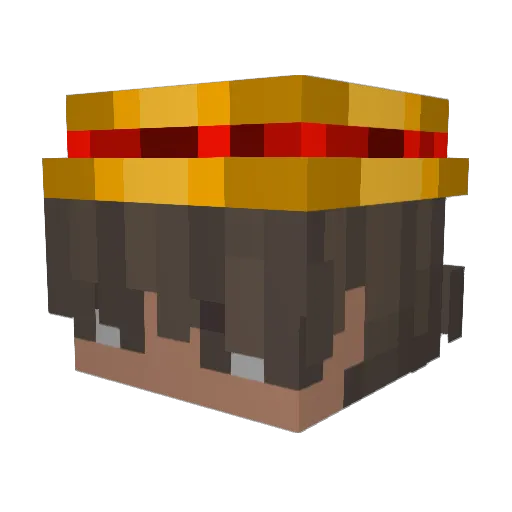 Marlon015 Minecraft avatar head, 3D render