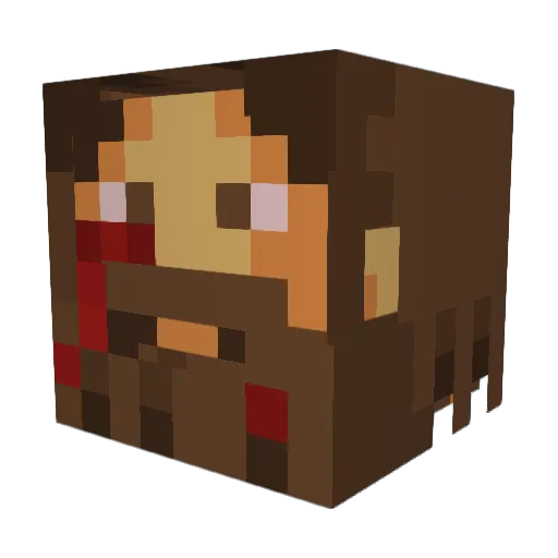 Marlon696969 Minecraft avatar head, 3D render