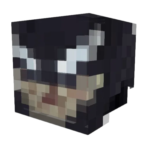 MarlonBWM Minecraft avatar head, 3D render