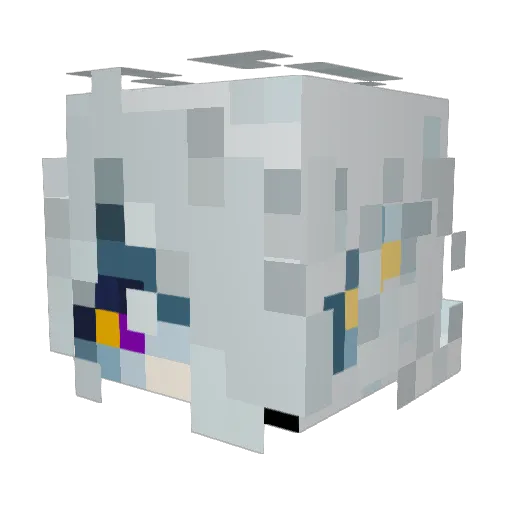 MarlonC2000 Minecraft avatar head, 3D render