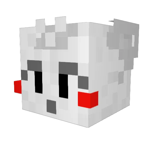 MarlowsGoodPet Minecraft avatar head, 3D render