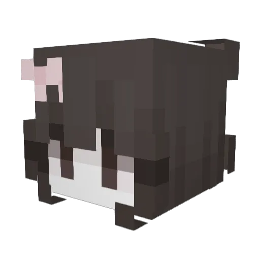 Marlowwwe Minecraft avatar head, 3D render