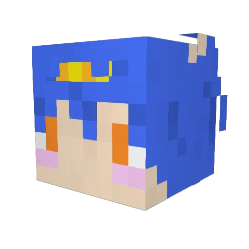 MarmAeid Minecraft avatar head, 3D render