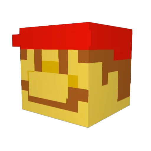 Marmaduke1 Minecraft avatar head, 3D render