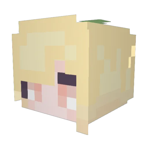 MarmaladeLil Minecraft avatar head, 3D render
