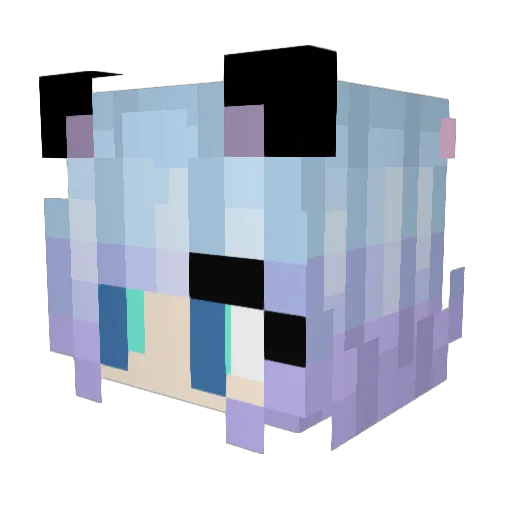 MarmaladeTiger Minecraft avatar head, 3D render