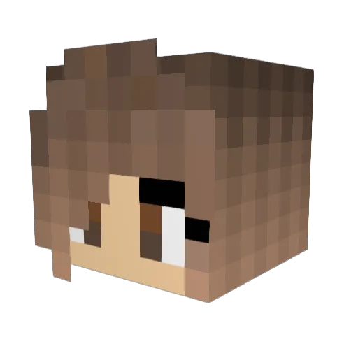 Marmarmojang Minecraft avatar head, 3D render