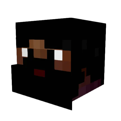 Marmashed Minecraft avatar head, 3D render
