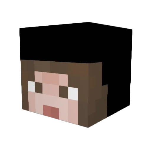 Marmelade56789 Minecraft avatar head, 3D render