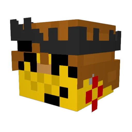 MarmmLade Minecraft avatar head, 3D render