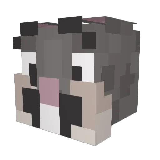 Marmot_tm Minecraft avatar head, 3D render