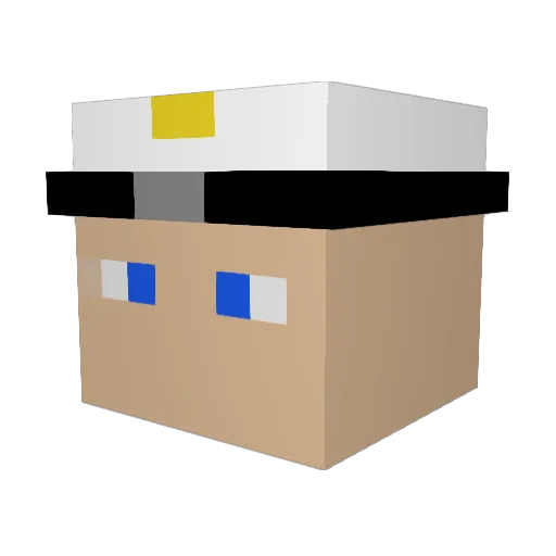 Marnt45 Minecraft avatar head, 3D render