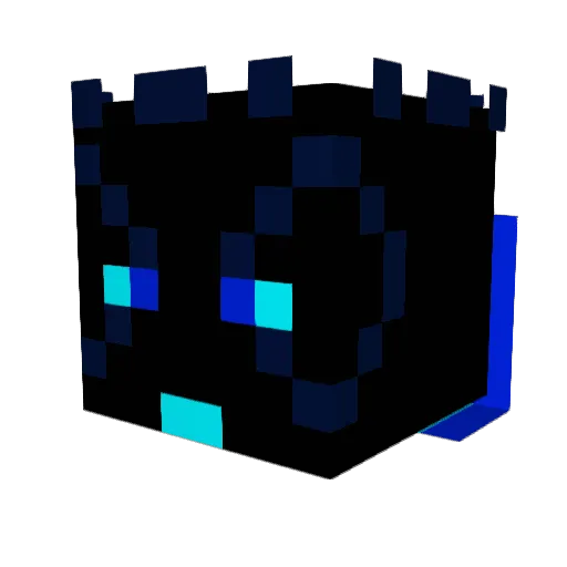 Maro_King Minecraft avatar head, 3D render