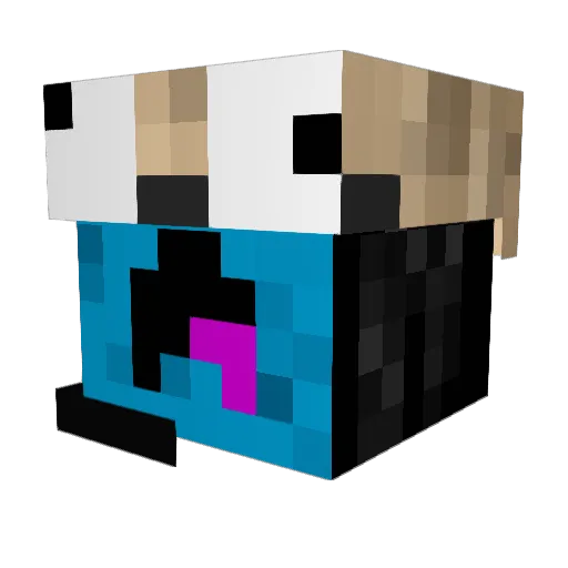 Marodeure Minecraft avatar head, 3D render