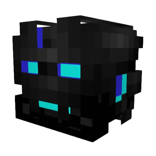 Marokan Minecraft avatar head, 3D render