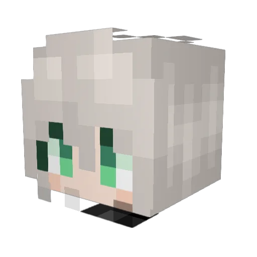 Maromasa Minecraft avatar head, 3D render
